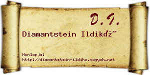 Diamantstein Ildikó névjegykártya